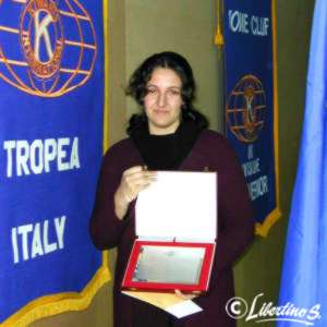 Concetta Immacolata Lorenzo, 
la ragazza di 15 anni premiata 
(foto Salvatore Libertino)