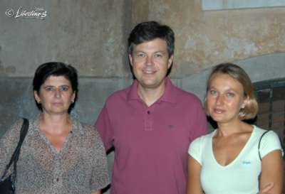 Teresa Grimaldi, Aleksei Shripko e alla sua signora. 