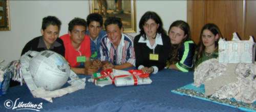 I sette ragazzi del P.A.R.D. 
(Di Marzio Marianna, Gioia Lucrezia, 
Gargano Rossella, Cupit Giuseppe, 
Nazionale Domenico, Calamit Antonio, 
De Luca Francesco